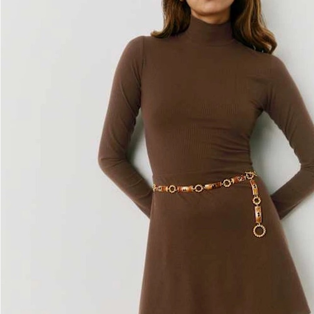 Reformation Cleona Knit Mini Dress